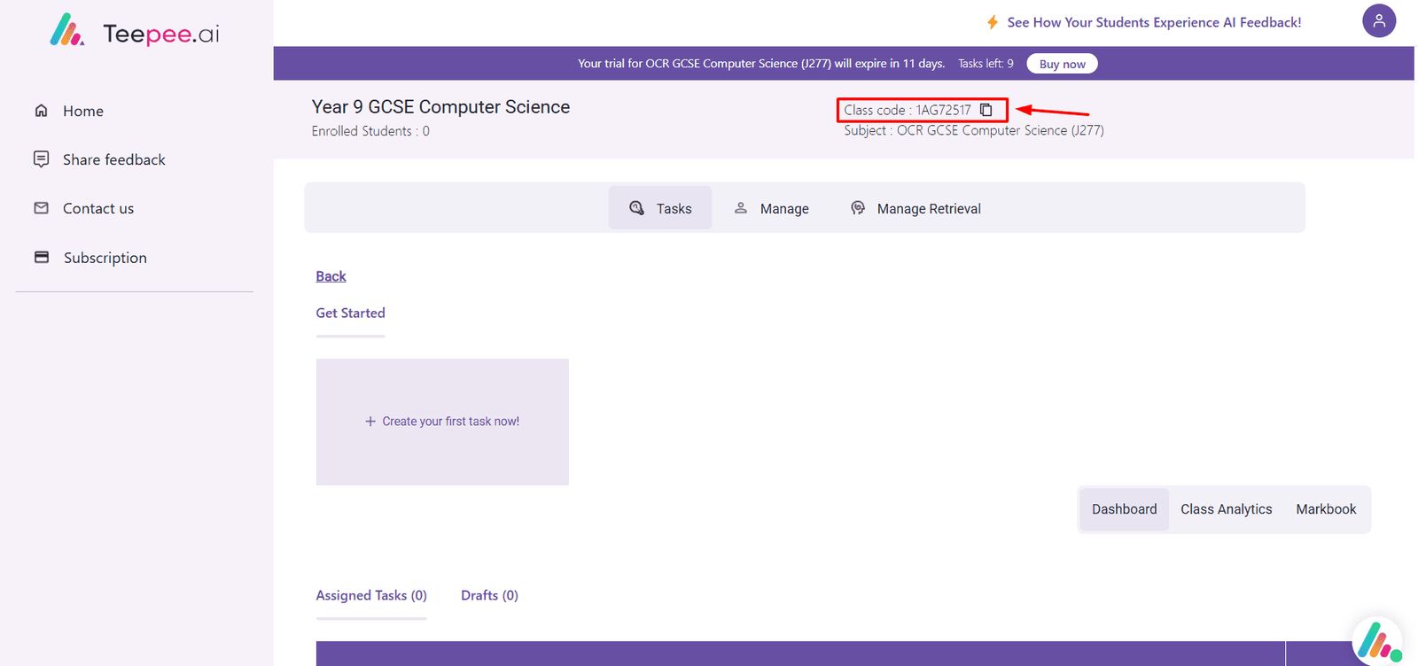 Copy classcode